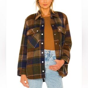 Blank NYC flannel shacket